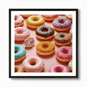 Donuts Art Print