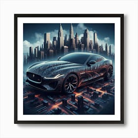 Jaguar F-Type 2 Art Print