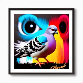 Pigeon 20 Art Print