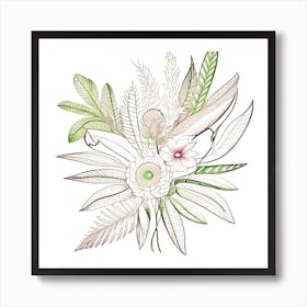 Bouquet Of Flowers 1 Art Print