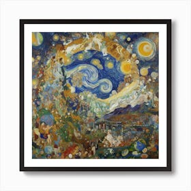 Starry Night 1 Art Print