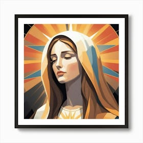 Virgin Mary Art Print