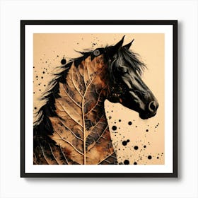 Creative Horse Beauty Illustration Nr 83 Art Print