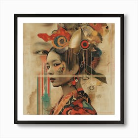 Asian Woman 2 Art Print