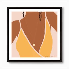 Jewel Square Art Print