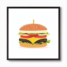 Hamburger 1 Art Print