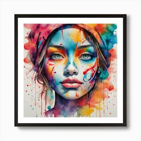 Portrait Of A Woman 43 Art Print