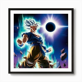 "Goku Energy Warrior" [Risky Sigma] Art Print