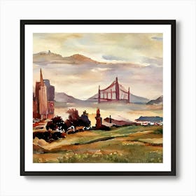 Golden Gate Bridge Art Print