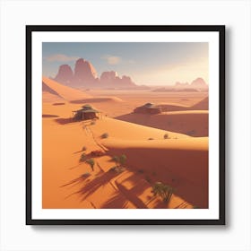 Sand Desert Affiche