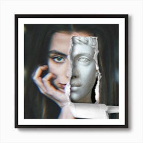 Portrait Of A Woman Art Print