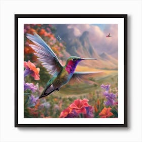 Hummingbird Art Print