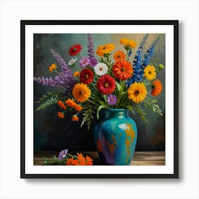 Flowers In A Vase Art Print