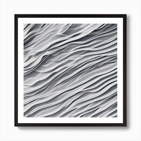 Abstract Wave Pattern 7 Art Print