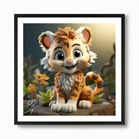 Tiger Cub 5 Art Print