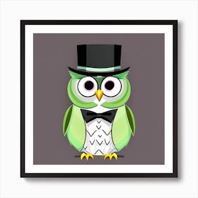 Adorable Owl Art Print