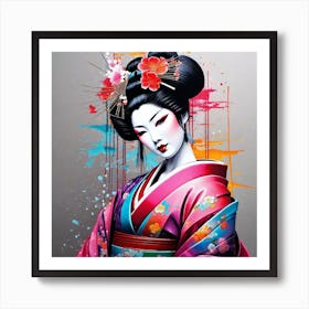 Geisha 145 Art Print