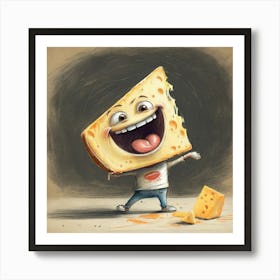 Cheese Man 2 Art Print