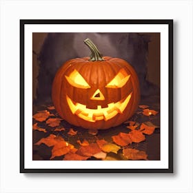 Halloween Pumpkin 1 Art Print