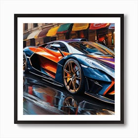 Mclaren Supercar 7 Art Print