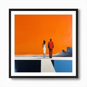 'The Couple At The End’ Art Print