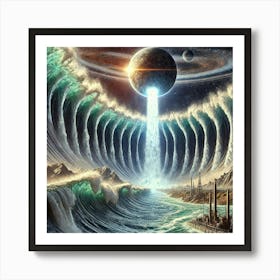 Converted Tidal Force Generator Effect Art Print