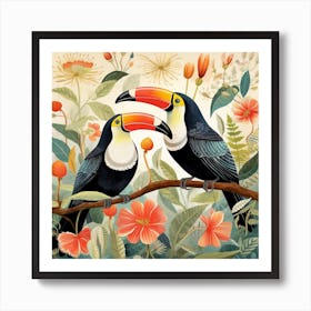 Bird In Nature Toucan 2 Art Print