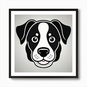 Dog'S Head Art Print