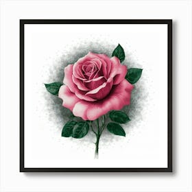 Pink Rose 11 Art Print