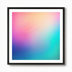 Retro Gradients Colors Grainy Texture Background Abstract Modern Vintage Faded Pastel Lay (1) Art Print