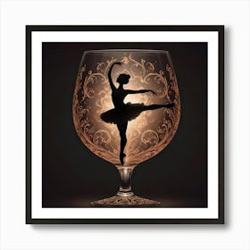 Ballerina Silhouette Art Print