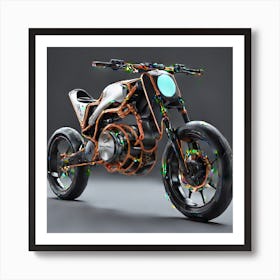 Ultra Futuristic Minimal Design Bike Designed By 8k Resolutionhyper Realistic Detailed Render Ext Art Print