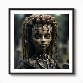 Creepy Doll 1 Art Print