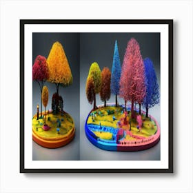 Forest Of Trees Art Print