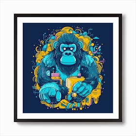 Gorilla Art Print