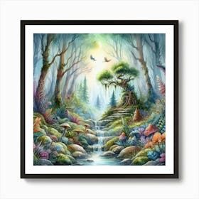 Fairy Forest 2 Art Print