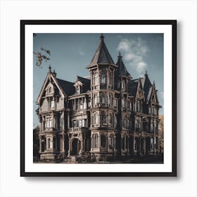 Big Victorian House Art Print