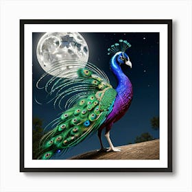 Peacock 1 Art Print