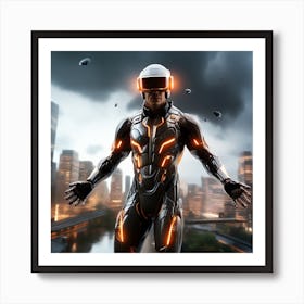 Futuristic Man 104 Art Print