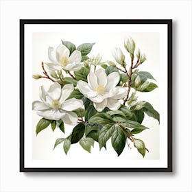 Magnolia Art Print