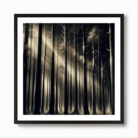 Dark Forest 26 Art Print