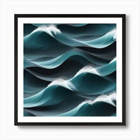 Ocean Waves Art Print