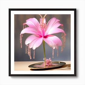 Alien flower Art Print