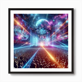 Psychedelic Concert Art Print