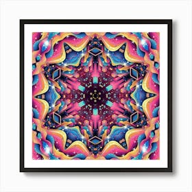 Psychedelic Mandala 88 Art Print