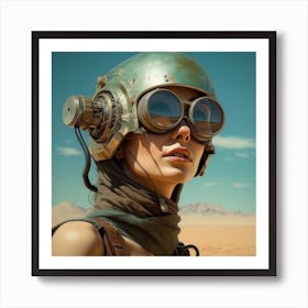 Richardvachtenberg 8000 Years Woman Facewith A Cosmonaut Helmet 768f8442 A8d0 4cb6 913d B2bf3c35d8dc Art Print