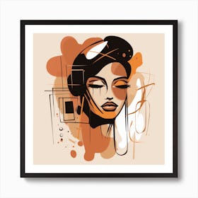 Portrait Of A Woman 16 Art Print