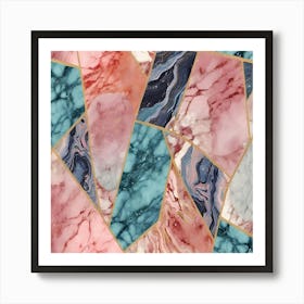 Abstract Marble Pattern Art Print