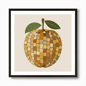 Apple Mosaic Art Print