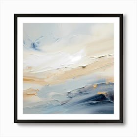 AI Pastel Breeze Reverie Art Print